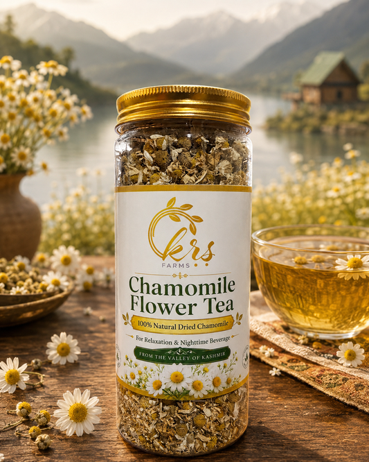 KRS FARMS - Dried Chamomile Flower Tea - Himalayan Range