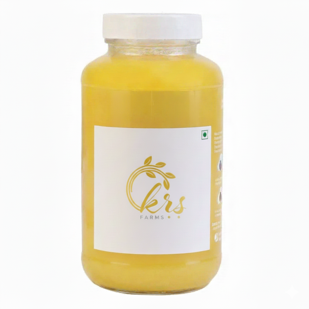 Pure A2 Gir Cow Ghee |  Bilona Process | KRS FARMS