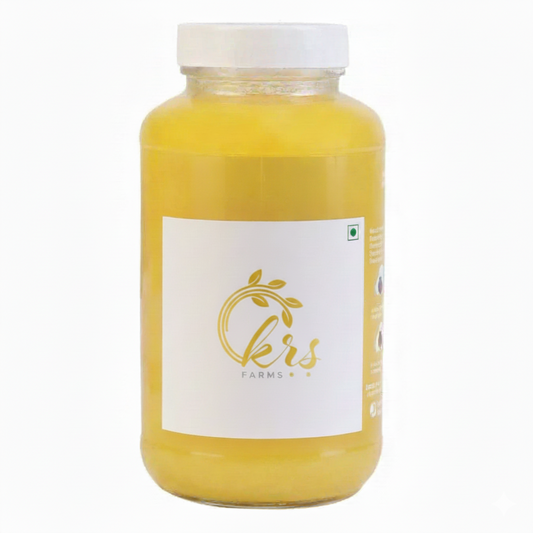 Pure A2 Gir Cow Ghee |  Bilona Process | KRS FARMS