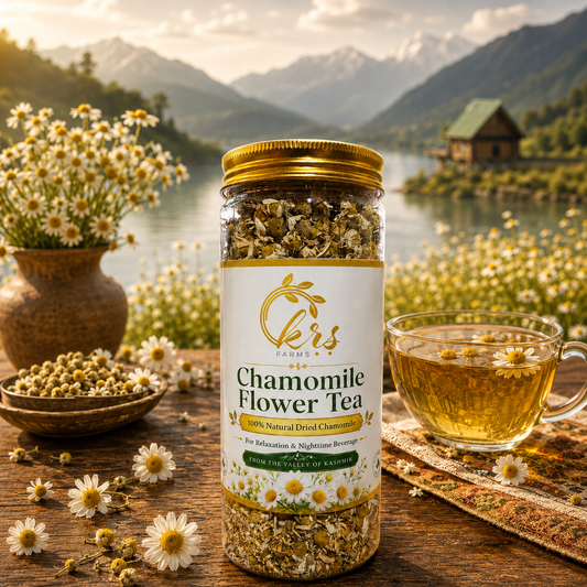 KRS FARMS - Dried Chamomile Flower Tea - Himalayan Range